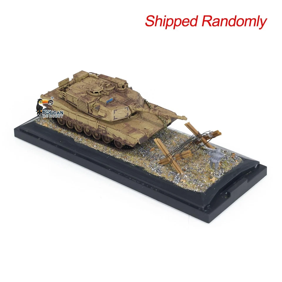 Henglong 1/72 Weathered Effect Plastic Static Abrams Tank M1A2 3918 W/O Radio - Image 3 of 4