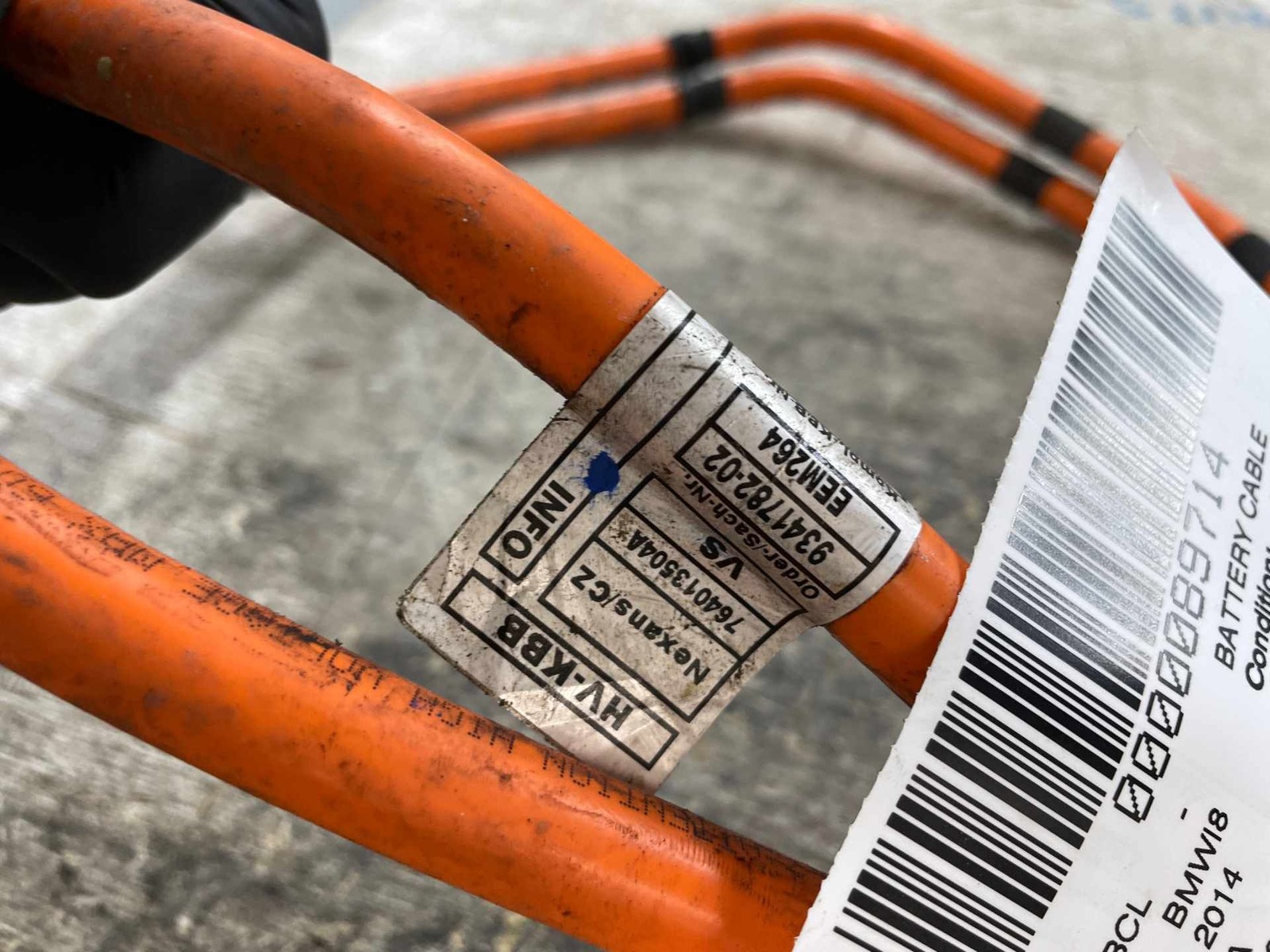 BMW i8 2014-2019 High voltage cable