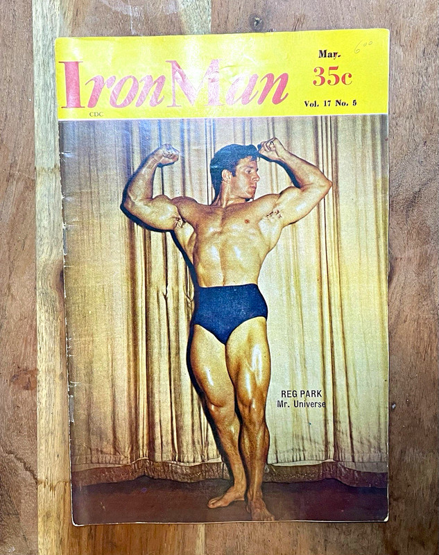 IronMan Magazine March 1958 Vol 17 #5 Illustrated w/ Reg Park & Peary Rader