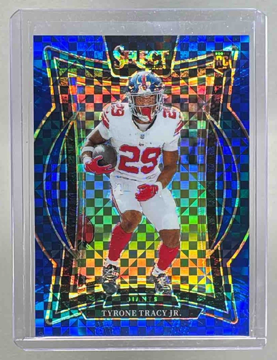 Tyrone Tracy Jr 2024 Panini Select #61 Blue Prizm Concourse Rookie RC /249