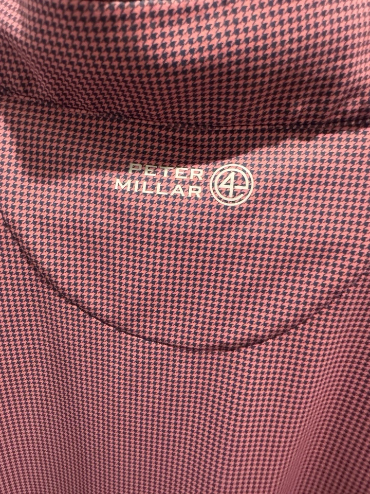 Pullover de golf Peter Millar GRANDE con cremallera de cuarto para hombre Foto 2 de 3