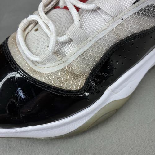 Größe 11 - Air Jordan 11 CMFT Low White Black University Red Herren gebraucht - Bild 11 von 13
