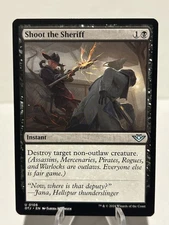 Shoot the Sheriff 106 U Outlaws of Thunder Junction NM MTG