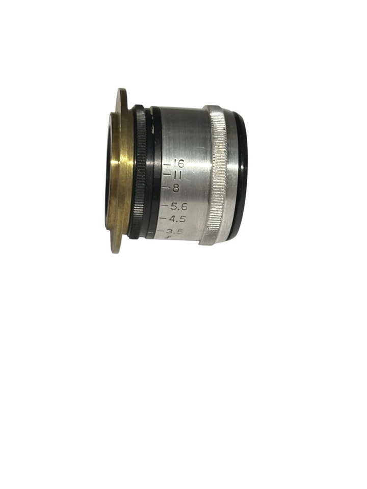 Lente de barril 50 mm RARA vintage R. Graf multidimensional Anastigmat 2 pulgadas f/3,5 Foto 4 de 4