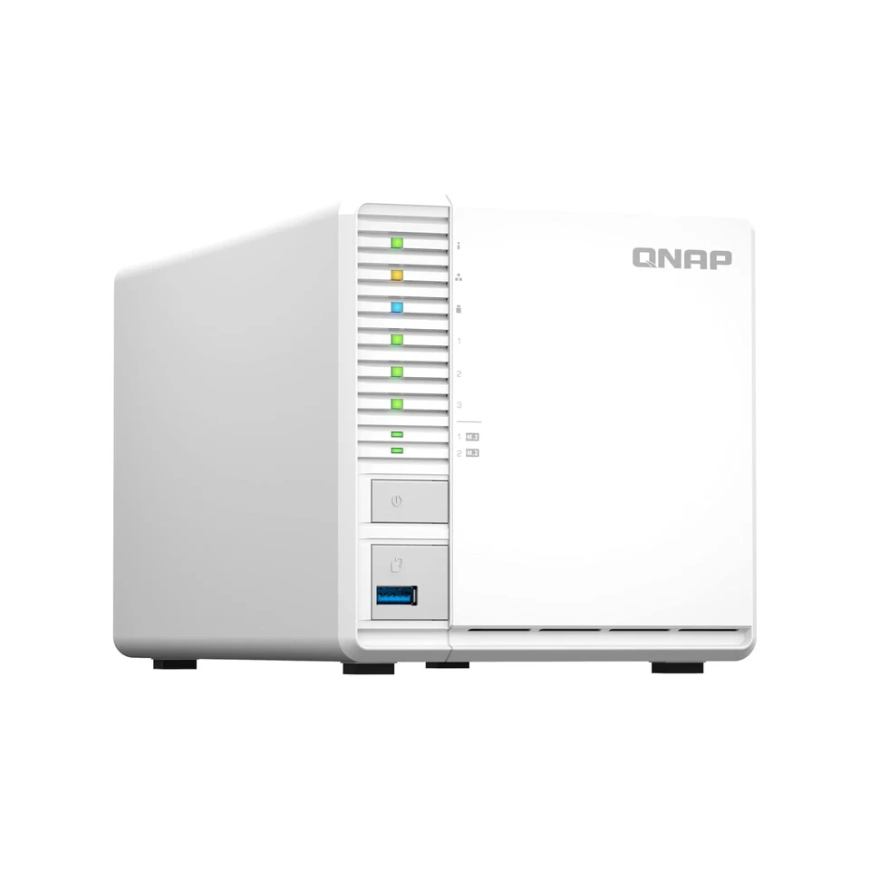 QNAP TS-364-8G 3 Bay High-Performance Desktop NAS with 2.5GbE and M.2 SSD - Image 4 of 4