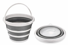 Silicone Collapsible Laundry Basket Folding Cloth Washing Pop Up Storage Bin 10L