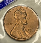 1962 P LINCOLN CENT PENNY BU HIGH GRADE IN MINT CELLO - ST466