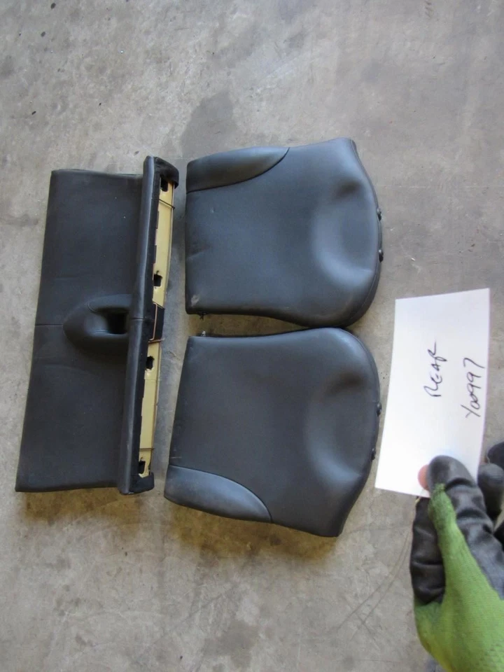 2002 2006 Mini Cooper Hard top only rear back seat assembly black leather OEM Foto 2 de 4