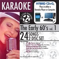 All Star Karaoke Early 60's Vol. 1 CD  GOOD Cond. 