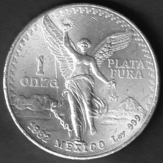 Mexiko 1 Unzen 1982 LibertadSiegesgöttin Silver 31 1 g 999 9 Ag unz. St
