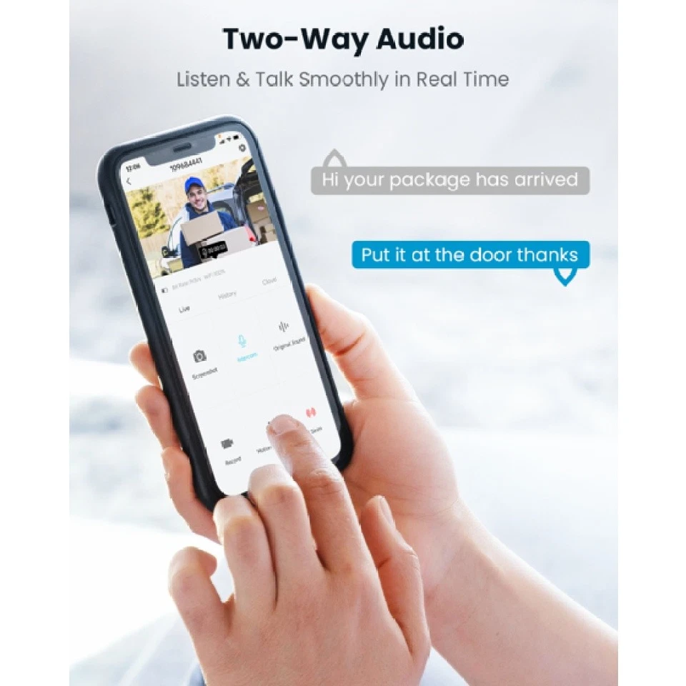 Cámaras de Seguridad ieGeek Inalámbricas Exterior, WiFi, 2K Vista 360 PTZ, Visión Nocturna Foto 4 de 4