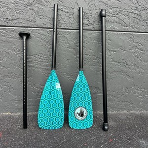 Kayak SUP Paddle - Adjustable 4-Piece, Floating, Lightweight (Body Glove)