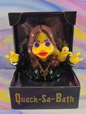 Celebriducks Quack Sa Bath Rubber Duck Collectible New in Box Music Rock Metal