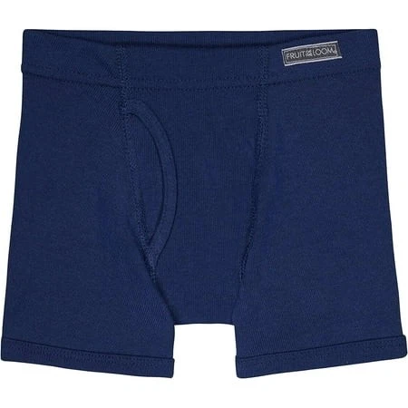 Cuecas boxer de algodão Fruit of the Loom criança menino, pacote com 10, tamanhos 4T-5T - Imagem 2 de 4