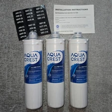 AquaCrest AQF-FF26A Refrigerator Water Filters Lot of 3 – Sealed Replacement