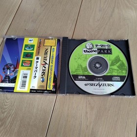 New Theme Park Sega Saturn Playstation PS1