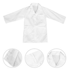 Kids Halloween Dress up Costume Lab Coat for Girls Scientist Doctor Outfit