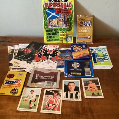 #ad All Soccer Oddball Lot packs vintage tickets cards $25.00