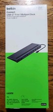 Belkin Connect 100W PD USB-C 11-in-1 Multiport Dock w/ 4K HDMI, VGA, DisplayPort