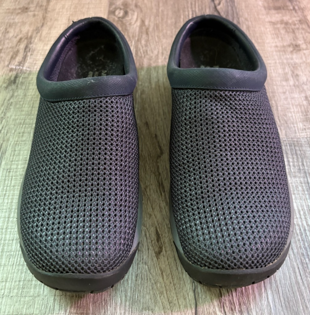 Scarpa Merrell donna taglia 6 Encore Breeze maglia blu navy slip on comfort mule tutti i giorni