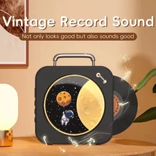 Vintage Bluetooth Player Stereo Sound Stereo Sound Effects Radio Vinyl Record