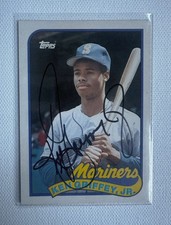 Ken Griffey Jr AUTOGRAPHED Trading Card Seattle Mariners MLB HOF MINT