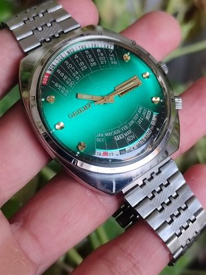 Vintage Orient Perpetual Calendar Green Dial Automatic Y469672-4A