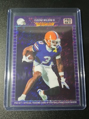 Eugene Wilson III - Leaf Pro Set 2024 - Florida, LSU - Purple - /8 - !Scratches!