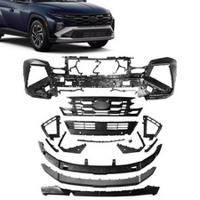 Front Bumper Cover Kit W/grille & Valance Fits 2025-2026 Hyundai Tucson