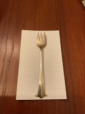 George Guirren Rhoden Sterling Silver Oyster Fork Antique Sheffield 1881-1882