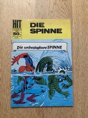 Spiderman BSV HIT Comics Die Spinne Nr.1 Originalausgabe von 1966