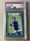 2025 Panini Donruss - Rated Rookie Jaxson Dart #400 Press Proof Green (RC) PSA 9