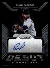 2022 Panini Prizm Debut Signatures #40 Enoli Paredes Autograph Card RC Rookie. rookie card picture