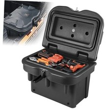 UTV Bed Storage Box 5.5GAL Compatible with Polaris Ranger 1000/XP 900 Black