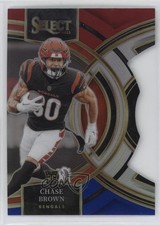 2023 Panini Select Premier Level Red & Blue Prizm Die-Cut Chase Brown #151 bn5