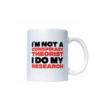 Alex Jones "I Do My Research" Limited Edition Coffee Mug