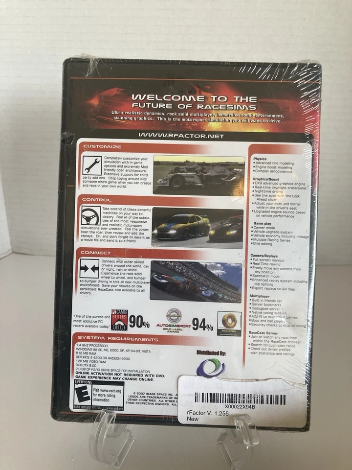 rFactor (PC, 2005) Brand New Factory Sealed - Image 2 of 4