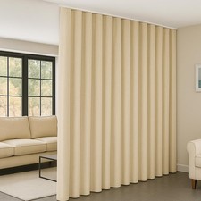 Room Divider Ceiling Curtain Track Set, Blackout Curtains Room Partition Priv...