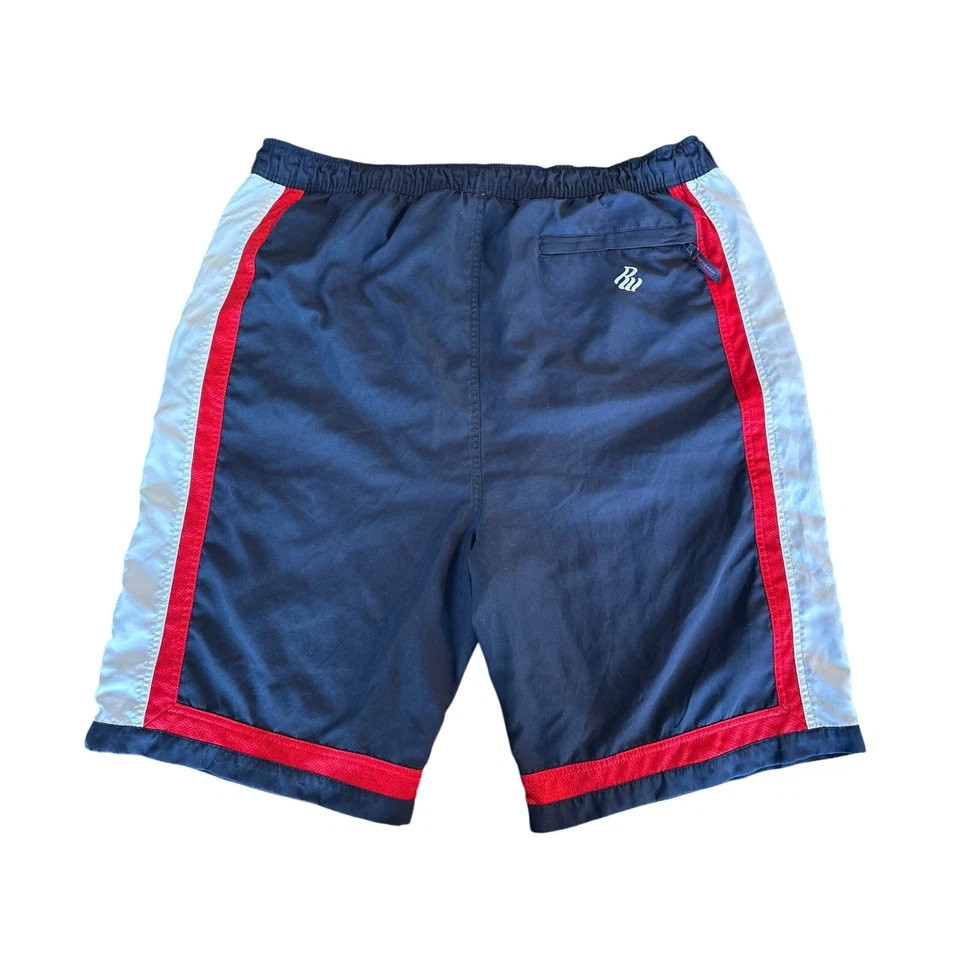 Rocawear y2k Auténtico Corte Seco Atlético Natación Corto Malla Forrado Cremallera Bolsillos XXL Foto 4 de 4