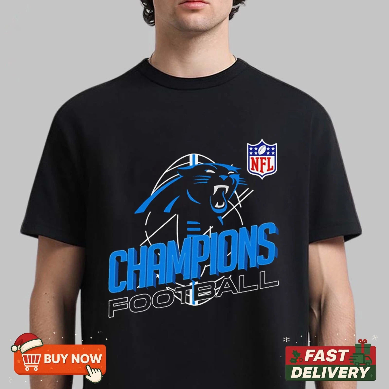 Carolina Panthers NFC South Division Champions 2025 TShirt