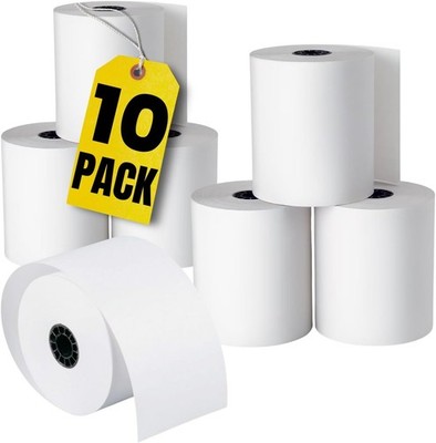1Intheoffice Cash Register and Point of Service Printer Paper 3 Inch X 128 Foot