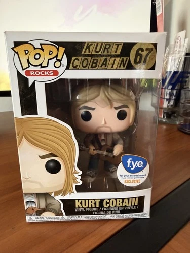 Funk Pop Rocks * KURT COBAIN #67 * NIRVANA * Vinyl Figure (03)
