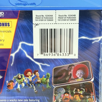 Toy Story of Terror (Blu-ray Disc, 2014, Includes Digital Copy