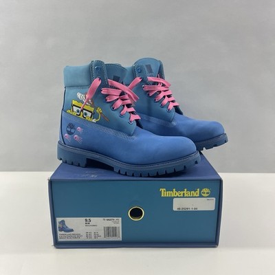 Timberland X Sponge Bob The Movie 6  Premium Waterproof Boots Size 9.5 READ