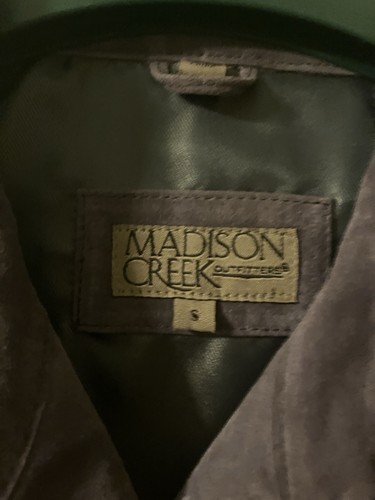 Women’s Madison Creek Outfitters Leather Jacket Size S Small Purple NWT Western - Picture 8 of 11