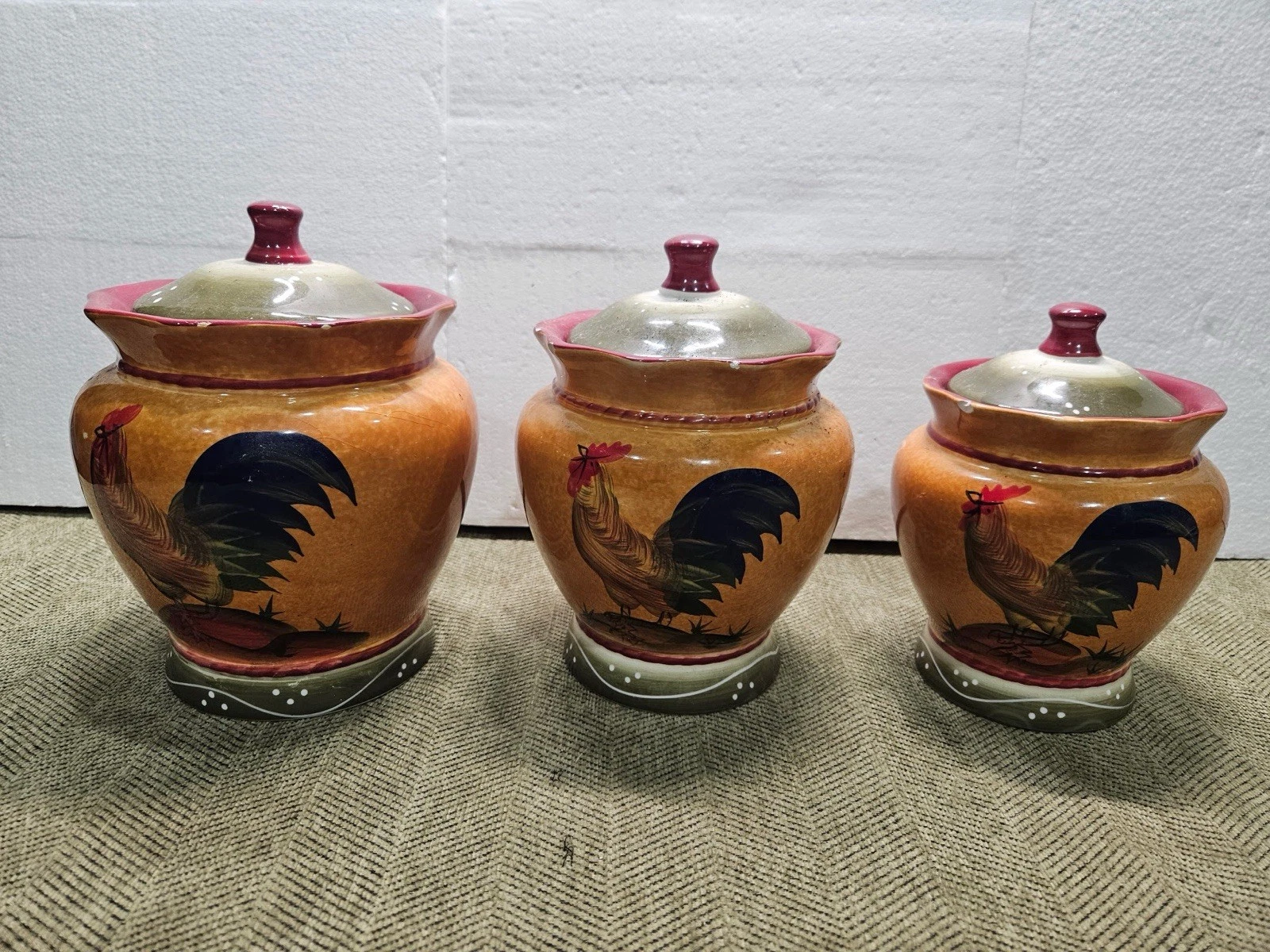 Casa Veto Three Piece Canister Set