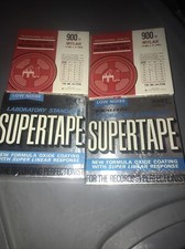 realistic recording tape 900 feet 5 Inch Reel supertape 4pc Mix Lot