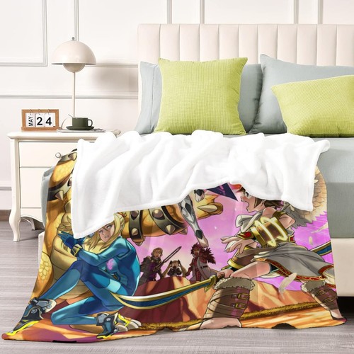 Super Smash Bros Flannel Blanket Soft Bed Sofa Throw Birthday Gift Cool for Kids - Picture 4 of 11
