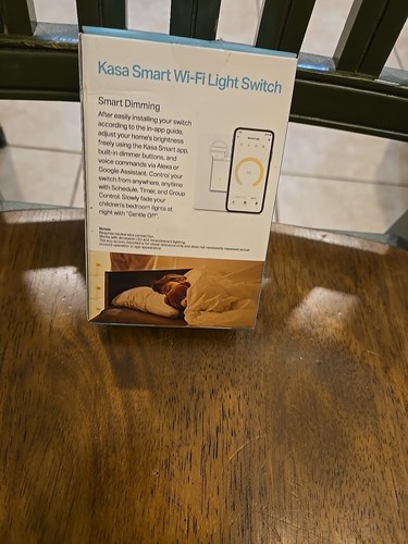 TP-Link Kasa Smart Wi-Fi Light Switch Dimmer HS220 White NEW Alexa, Google - Picture 4 of 6