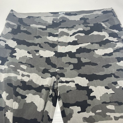 Duluth Trading Gray Camouflage Stretch Bootcut Leggings Pockets XXL x29 - Picture 3 of 5